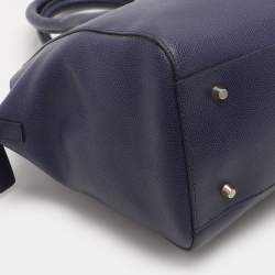 Furla Blue Leather Satchel