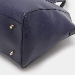 Furla Blue Leather Satchel