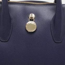 Furla Blue Leather Satchel