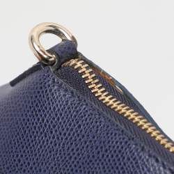 Furla Blue Leather Satchel