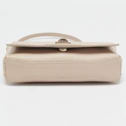 Pre Owned Furla Blush Pink Leather Joann Crossbody Bag