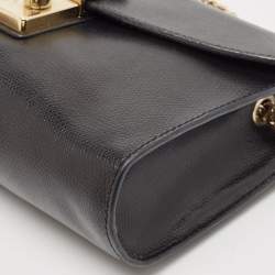 Furla Black Leather Metropolis Shoulder Bag