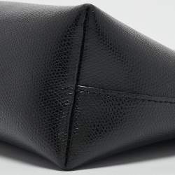 Furla Black Leather Dome Crossbody Bag
