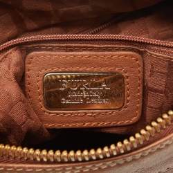 Furla Brown Leather Pebbled Hobo