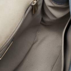 Furla Light Blue Leather Top Handle Bag