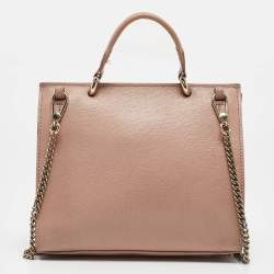 Furla Pale Pink Saffiano Leather Metropolis Flap Top Handle Bag