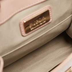 Furla Pale Pink Saffiano Leather Metropolis Flap Top Handle Bag