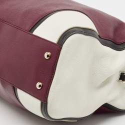 Furla Tricolor Leather Triple Compartment Tote