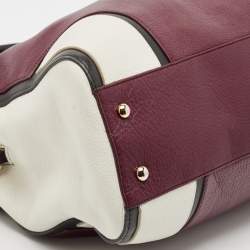 Furla Tricolor Leather Triple Compartment Tote