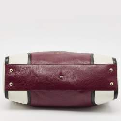 Furla Tricolor Leather Triple Compartment Tote