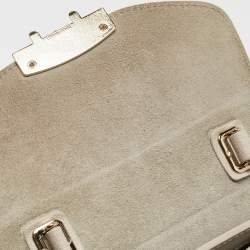 Furla Light Beige Leather Mini Metropolis Top Handle Bag
