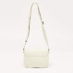 Furla Off White Leather Mini Ducale Shoulder Bag