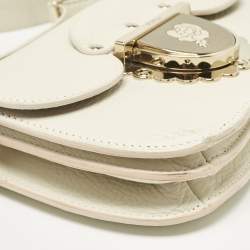 Furla Off White Leather Mini Ducale Shoulder Bag