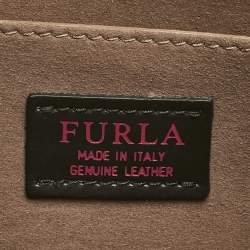 Furla Off White Leather Mini Ducale Shoulder Bag