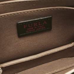 Furla Off White Leather Mini Ducale Shoulder Bag