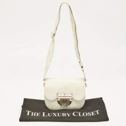 Furla Off White Leather Mini Ducale Shoulder Bag