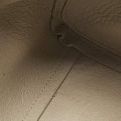 Furla Light Beige Leather Medium Capriccio Top Handle Bag