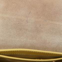 Furla Yellow Leather Mini Metropolis Chain Crossbody Bag