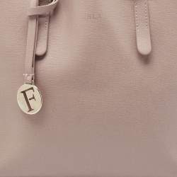 Pre Owned Furla Old Rose Leather Sally Tote
