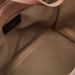 Pre Owned Furla Old Rose Leather Sally Tote