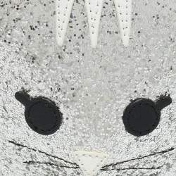 Furla Silver Glitter Zip Coin Purse