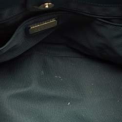 Pre Owned Furla Teal Green Leather Linda Tote