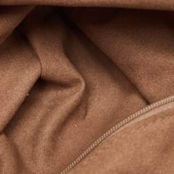 Pre Owned Furla Dark Blue Faux Fur Caos Shoulder Bag