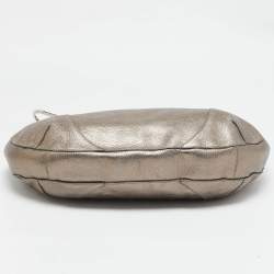 Pre Owned Furla Metallic Leather Hobo