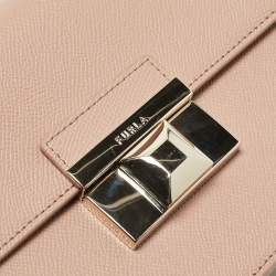 Furla Beige Leather Mini Venere Top Handle Bag