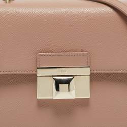 Furla Beige Leather Mini Venere Top Handle Bag