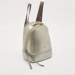 Pre Owned Furla Grey Rubber Candy Backpack