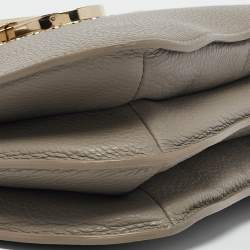 Furla Grey Leather Ducale Top Handle Bag