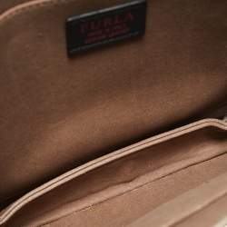 Furla Grey Leather Ducale Top Handle Bag