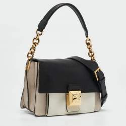 Furla Tricolor Leather Mini Diva Top Handle Bag