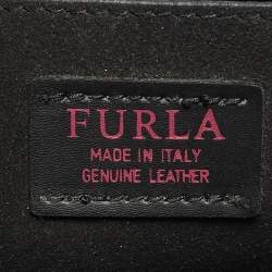 Furla Tricolor Leather Mini Diva Top Handle Bag
