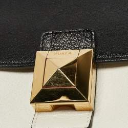 Furla Tricolor Leather Mini Diva Top Handle Bag