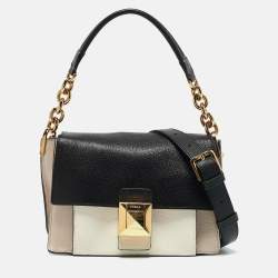 Furla Tricolor Leather Mini Diva Top Handle Bag