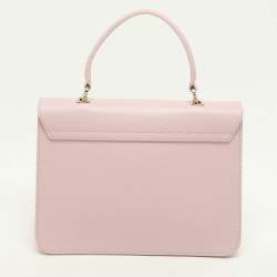 Furla Pink Leather Metropolis Top Handle Bag