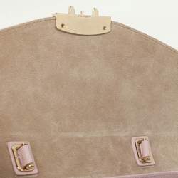 Furla Pink Leather Metropolis Top Handle Bag