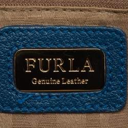 Furla Tri Color Leather Popper Colour Block Satchel