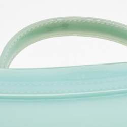 Furla Green Rubber Mini Floral Candy Bon Bon Bag