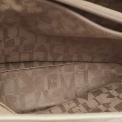 Furla Light Beige Croc Embossed Leather Practica Tote