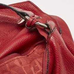 Furla Red Leather Hobo