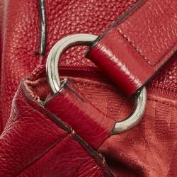 Furla Red Leather Hobo