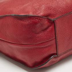 Furla Red Leather Hobo