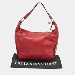 Furla Red Leather Hobo
