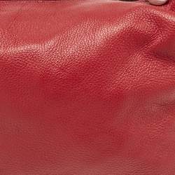 Furla Red Leather Hobo