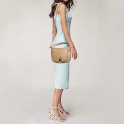 Furla Beige Leather Shoulder Bag