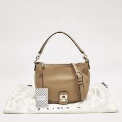 Furla Beige Leather Shoulder Bag
