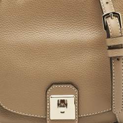 Furla Beige Leather Shoulder Bag